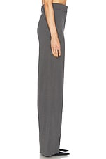 Valentino Solid Pant in Grigio Medio, view 3, click to view large image.