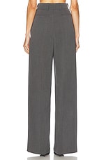 Valentino Solid Pant in Grigio Medio, view 4, click to view large image.