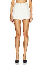 Valentino Couture Mini Skirt in Avorio, view 1, click to view large image.
