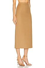 Valentino Midi Skirt in Old Ginger, view 2, click to view large image.