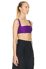 Valentino Mini Bandana Top in Astral Purple, view 2, click to view large image.
