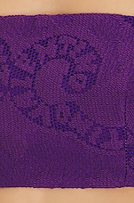 Valentino Mini Bandana Top in Astral Purple, view 5, click to view large image.