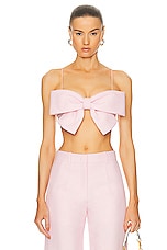 Valentino Bow Bra Top in Taffy, view 1, click to view large image.