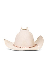 Visvim Vin Cowboy Hat in Ivory, view 1, click to view large image.
