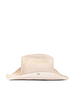 Visvim Vin Cowboy Hat in Ivory, view 3, click to view large image.