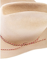 Visvim Vin Cowboy Hat in Ivory, view 4, click to view large image.