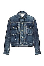 Visvim 101 Damaged Jacket in Indigo | FWRD