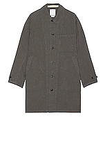 Visvim Pointer Coat in Grey, view 1, click to view large image.