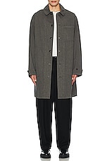 Visvim Pointer Coat in Grey, view 4, click to view large image.