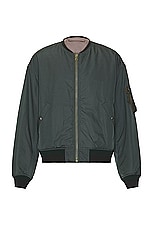 Visvim Thorson Mawata Jacket in Green, view 1, click to view large image.