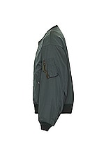 Visvim Thorson Mawata Jacket in Green, view 4, click to view large image.