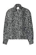 Visvim Redsun Leopard Jacket in Grey, view 1, click to view large image.