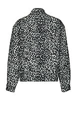 Visvim Redsun Leopard Jacket in Grey, view 2, click to view large image.