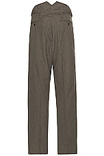 Visvim Hakama Santome Pants in Charcoal, view 2, click to view large image.
