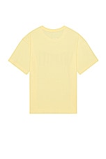 Visvim Heritage Tee in Yellow, view 2, click to view large image.