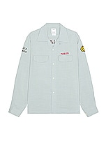 Visvim Keesey G.S. Shirt in Grey, view 1, click to view large image.