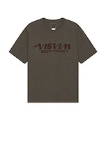 Visvim Jumbo Tee in Black, view 1, click to view large image.