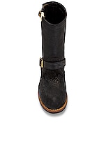 Visvim T.w.o. Folk Boot in Black, view 4, click to view large image.