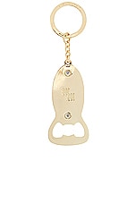 WACKO MARIA Bottle Opener in Gold, view 2, click to view large image.