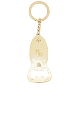 WACKO MARIA Bottle Opener in Gold, view 2, click to view large image.