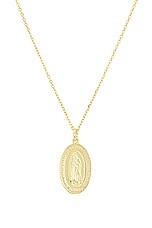 WACKO MARIA Medai Necklace in Gold, view 2, click to view large image.