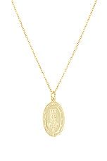 WACKO MARIA Medai Necklace in Gold, view 3, click to view large image.