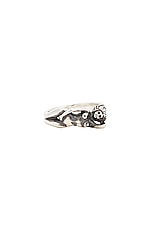WACKO MARIA Nude Ring in Silver, view 1, click to view large image.