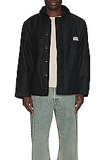 WACKO MARIA N-1 Deck Jacket in Black, view 4, click to view large image.