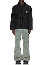 WACKO MARIA N-1 Deck Jacket in Black, view 5, click to view large image.