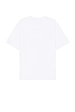 WACKO MARIA Washed Heavy Weight Crew Neck T-Shirt in White, view 2, click to view large image.