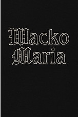 WACKO MARIA Tim Lehi T-shirt Type-1 in Black, view 3, click to view large image.