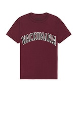 WACKO MARIA T-shirt Type-8 in Burgundy, view 1, click to view large image.