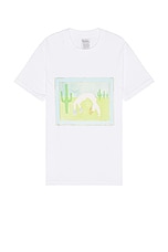 WACKO MARIA Crew Neck T-shirt Type-7 in White, view 1, click to view large image.