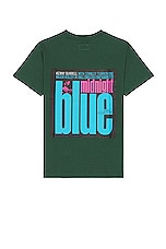 WACKO MARIA Blue Note T-shirt in Green, view 1, click to view large image.
