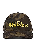 Wahine Baseball Cap in Camo, view 1, click to view large image.