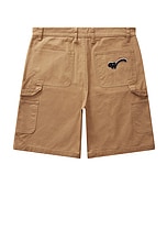 Wahine Cargo Shorts in Camel, view 2, click to view large image.