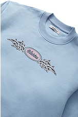 Wahine Dolphin Sweater in Powder Blue, view 3, click to view large image.