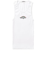 Wahine Tank Top in White, view 1, click to view large image.