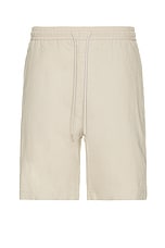 WAO Casual Linen Short in Light Beige, view 1, click to view large image.