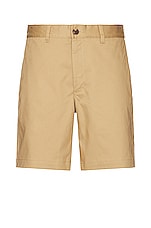 WAO The Chino Short in Tan, view 1, click to view large image.