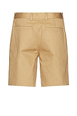 WAO The Chino Short in Tan, view 2, click to view large image.