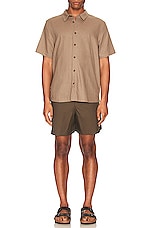WAO The Volley Short in Olive, view 4, click to view large image.