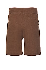 WAO Fully Knitted Short in Brown, view 2, click to view large image.