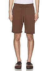 WAO Fully Knitted Short in Brown, view 3, click to view large image.