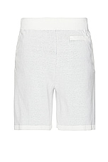 WAO Fully Knitted Short in White, view 2, click to view large image.