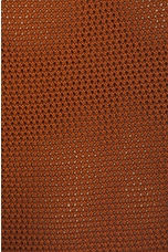 WAO Open Knit V Neck Vest in Copper, view 4, click to view large image.