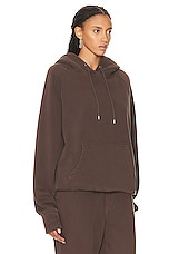 WAO The Pullover Hoodie in brown, view 2, click to view large image.