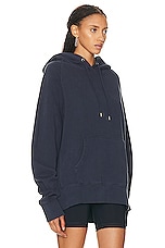 WAO The Pullover Hoodie in navy, view 2, click to view large image.