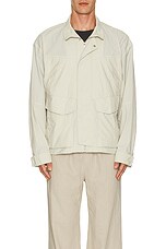 WAO Lightweight Utility Jacket in Ivory, view 4, click to view large image.