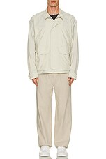 WAO Lightweight Utility Jacket in Ivory, view 5, click to view large image.